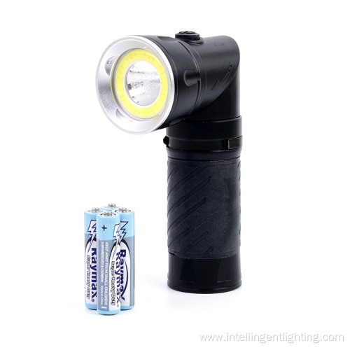 Aluminum USB Rechargeable Cheap Adjustable COB Torch Light